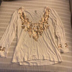 Ninety - Long Sleeve Top - Sequins